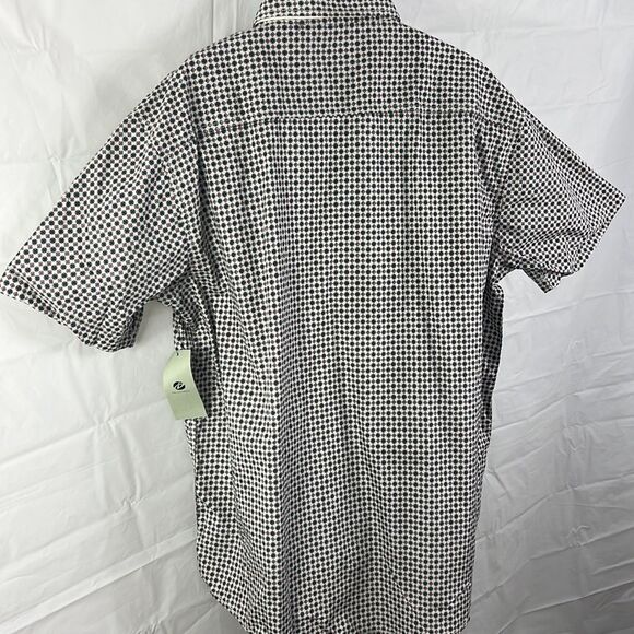 Geometrix New York men’s short sleeve button down shirt size 2XL NEW - Picture 7 of 9